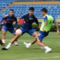 Ángel Correa hizo su primer gol en el entrenamiento de Tigres UANL