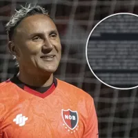 ¡Pumas espera! Keylor Navas se despidió con un recadito a Newell’s: “Aunque a veces…”