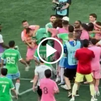 ¡Lamentable! Inter Miami perdió la final de la Leagues Cup y protagonizó trifulca ante Seattle Sounders