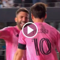Conexión Messi – Jordi Alba: los goles calcados de Inter Miami ante Seattle Sounders
