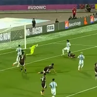 Alexei Domínguez sufrió una lesión y fue retirado en camilla en el México vs. Argentina por el Mundial Sub-20