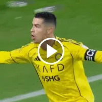 Cristiano Ronaldo convirtió un gol en el partido de Al-Nassr