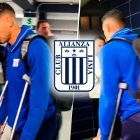 La peor noticia para Alianza: Sabbag salió en muletas de Matute