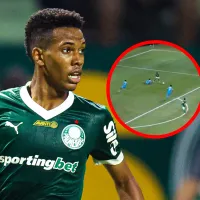 Estevao dejó en ridículo a Catriel Cabellos y marcó golazo para el 1-0 de Palmeiras ante Sporting Cristal