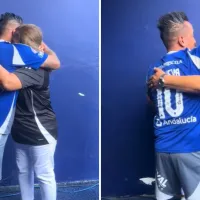 Christian Cueva y su inesperada reacción al ser sorprendido por sus padres tras el triunfo de Emelec: “Ellos…”