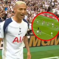 Richarlison dejó en ridículo a Oliver Sonne y marcó el 2-0 de Tottenham vs. Burnley