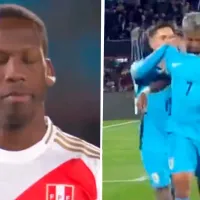 Gran jugada de De Arrascaeta y Rodrigo Aguirre anotó de cabeza ante Garcés y Advíncula para el 1-0 de Uruguay