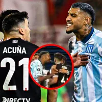 ¿Se complicó su regreso a Alianza Lima? ‘Rocky’ Balboa escupió al ‘Huevo’ Acuña en el Racing vs. River