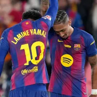 Barcelona ganó a Osasuna con doblete de Raphinha