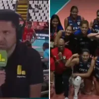 Fernando Egúsquiza lanzó fuerte calificativo contra Olva Latino durante transmisión de la Liga Peruana de Vóley