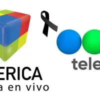 ¿Por qué Telefe y América TV tienen un moño negro de luto HOY, 31 de agosto?