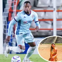 Afición de Cruz Azul cae rendida ante el encanto de esposa de Ditta