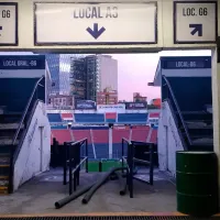 Ya luce el primer escudo de Cruz Azul en el Estadio Azul previo al regreso para el Clausura 2024