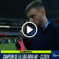 El gesto de grandeza de Martín Anselmi al recibir la medalla de subcampeón con Cruz Azul