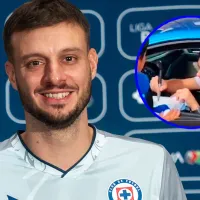 La nueva muestra de amor de Martín Anselmi a Cruz Azul: estrenó carro en color azul