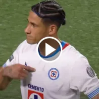 ¿Se queda? El gesto de Uriel Antuna tras marcar su penal con Cruz Azul por Leagues Cup