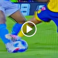 La violenta entrada de Jonathan Dos Santos contra Willer Ditta que debía ser expulsión para el América