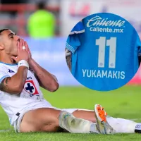¿Yukamakis? Afición compra playera de jugador de Cruz Azul que no es Giorgos Giakoumakis