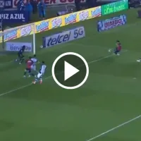 El golazo con el que Jorge Sánchez abrió el marcador de Cruz Azul vs. Santos: ¡Ojo a su festejo!