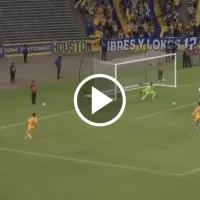 El golazo de Giorgos Giakoumakis para adelantar a Cruz Azul vs. Tigres en amistoso por Fecha FIFA