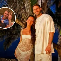 Santi Giménez vistió la playera de Cruz Azul en su boda: la foto y el video que lo delataron
