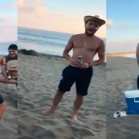 Revelan la verdad detrás del video viral del Cabecita en la playa