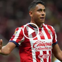 El extraño festejo de Romo tras su primer gol en Chivas