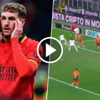 ¡De no creer! Christian Pulisic le arruinó un gol a Santiago Giménez en la derrota del Milan