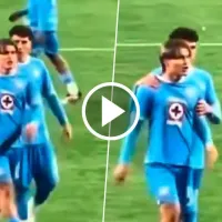 No se vio en TV: la reacción de Luka Romero al solo jugar 5 minutos en Cruz Azul vs Seattle