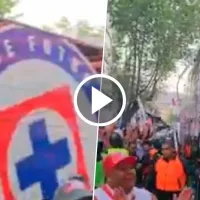 El hostil recibimiento que tuvo Cruz Azul por parte de los aficionados de Toluca