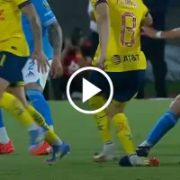 Ignacio Rivero perdió la cabeza y se fue expulsado en el Cruz Azul vs. América por el Clausura 2025