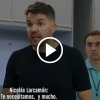 El video de Nicolás Larcamón con Ángel Sepúlveda en el vestidor tras su lesión: “Te necesitamos y mucho”