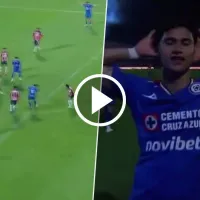 El golazo de Jeremy Márquez y el elocuente gesto para el gol que clasificó a Cruz Azul ante Chivas
