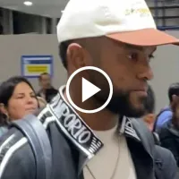 Así fue la llegada de Borja a CDMX para firmar con Cruz Azul