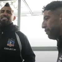 El divertido reencuentro entre Vidal e Isla en Colo Colo: \&#039;Se demoró mucho el culi...\&#039;