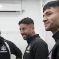 El recibimiento de Almirón y Vidal a Cristián Riquelme en su primer día en Colo Colo