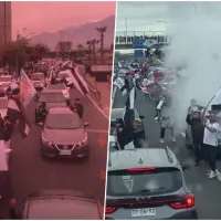 Con la ilusión a cuesta: la multitudinaria despedida a Colo Colo previo a su viaje a Argentina