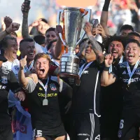 La emoción de Pavez al levantar la copa con Colo Colo