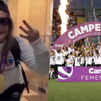 Como Almirón: El alocado festejo de Tatiele Silveira por su nuevo título en Colo Colo Femenino