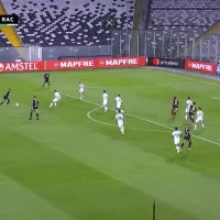¡Golazo! Lucas Cepeda pone en ventaja a Colo Colo ante Racing con un zapatazo memorable