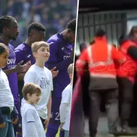 Fanáticos del Anderlecht de Murillo asaltaron la sala de prensa [VIDEO]