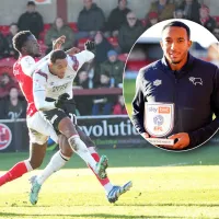 Fue el MVP: Nathaniel Méndez-Laing anotó un gol en el triunfo de Derby County (VIDEO)