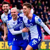 Brandon Aguilera habló tras hacer su primer tanto con el Bristol Rovers de la League One