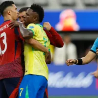 Vinicius y todo Brasil estallaron de bronca por estas jugadas contra Costa Rica