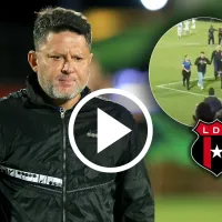 No se vio en TV: los gestos de Jafet Soto a la afición de Alajuelense tras la clasificación de Herediano