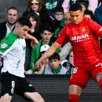 Kervin Arriaga recibe inesperada visita en Real Zaragoza y esta fue su reacción