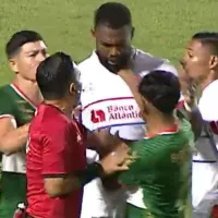 Alexy Vega hizo un Anangonó: la cachetada que le dio a un jugador de Olimpia en la derrota de Marathón frente a Olimpia