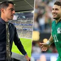 El hermoso gesto de Santi Giménez con Andrés Vaca tras el triunfo en la Copa Oro 2023