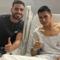 Briseño visita al Tala Rangel en el hospital y la afición lo revienta