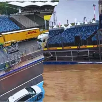 F1: ¿Corre peligro el Gran Premio de Hungría? Así luce el paddock tras la fuerte lluvia  Videos